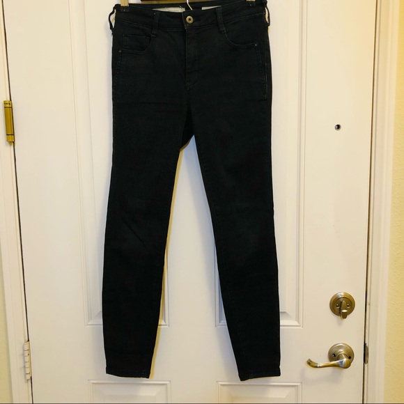 Pilcro and the Letterpress High-Rise Denim Legging black jeans Anthropologie 27 - Picture 3 of 14